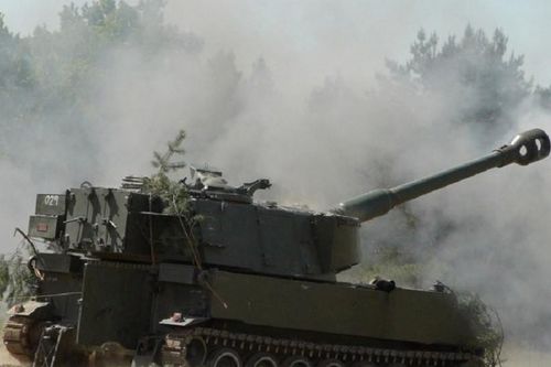 Hình ảnh pháo M109 Ukraine nổ lớn sau đòn tấn công từ UAV