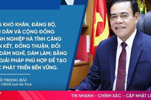Kích hoạt nguồn lực, thúc đẩy động lực tăng trưởng, Hà Tĩnh tạo bứt phá và phát triển