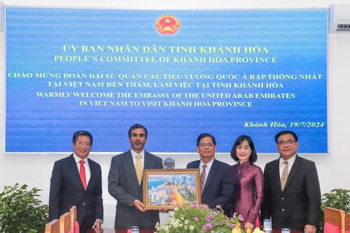 Chủ tịch UBND tỉnh Nguyễn Tấn Tuân tiếp Phó Đại sứ UAE tại Việt Nam