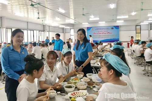 Tổ chức chương trình Bữa cơm Công đoàn năm 2024