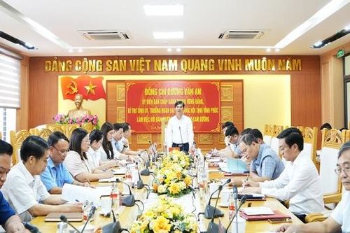 Vĩnh Phúc: Bí thư Tỉnh ủy Dương Văn An làm việc với Ban Thường vụ huyện Tam Dương