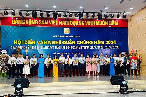 Hội diễn văn nghệ quần chúng Cơ quan Bộ Xây dựng năm 2024 thành công rực rỡ