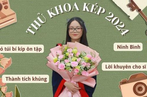 Bí kíp của thủ khoa kép năm 2024: Không 'chạy nước rút', học cẩn thận từng môn