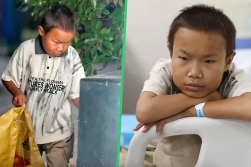 Cậu bé nhặt ve chai khiến 8 triệu người xúc động
