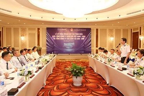Tổng công ty Tân Cảng Sài Gòn và Tổng công ty Hàng hải Việt Nam ký thỏa thuận hợp tác