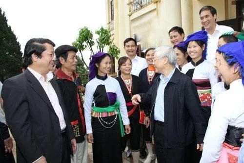 Tổng Bí thư Nguyễn Phú Trọng với nhân dân các dân tộc tỉnh Phú Thọ