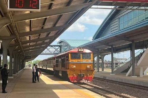 Thái Lan-Lào: Chuyến tàu hỏa đầu tiên từ thủ đô Bangkok tới Vientiane