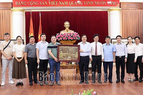 Tập đoàn Chung Nam, Hồng Kông (Trung Quốc) xúc tiến đầu tư tại Nam Định