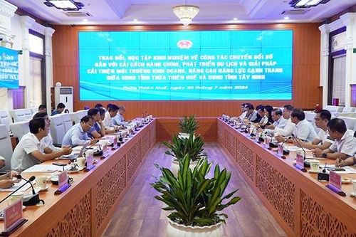 Trao đổi kinh nghiệm về chuyển đổi số và giải pháp cải thiện môi trường đầu tư kinh doanh