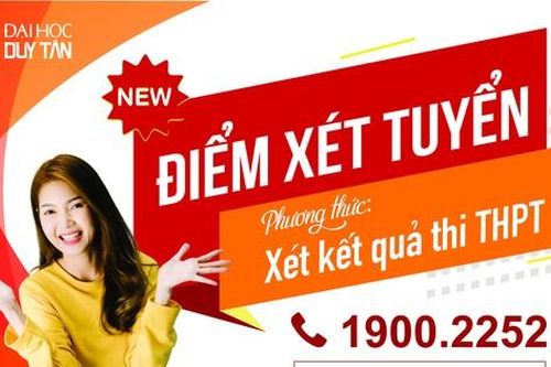 Thông báo điểm xét tuyển kết quả thi tốt nghiệp THPT năm 2024 vào Đại học Duy Tân