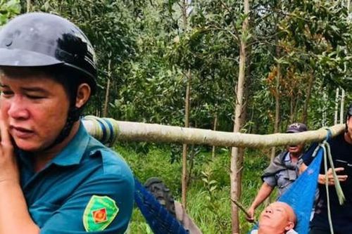 Giải cứu 2 người dân bị ong đốt tới hôn mê