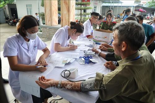 Khám bệnh, trao quà tặng trên 300 thương, bệnh binh, gia đình chính sách