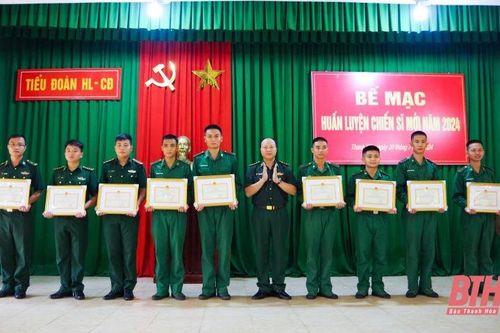 Bộ đội Biên phòng tỉnh: 140 chiến sỹ mới hoàn thành nhiệm vụ huấn luyện năm 2024