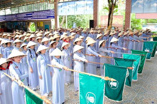 Ngành nữ Gia đình Phật tử TP.HCM khai mạc trại Tâm Chánh XI