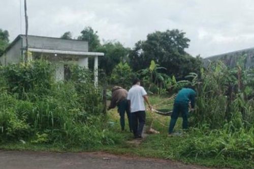 Thi thể người phụ nữ bị quấn chặt, đốt cháy trong nhà tắm ở Bình Phước
