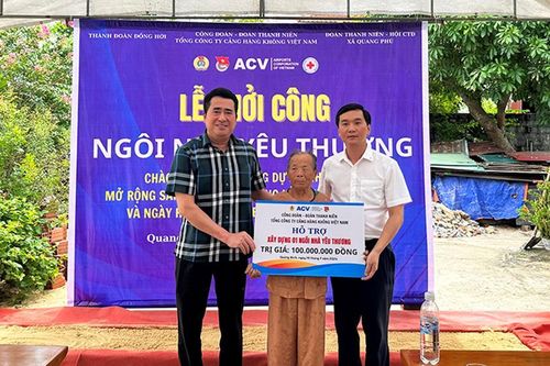 ACV trao tặng 'Ngôi nhà yêu thương' cho gia đình hoàn cảnh khó khăn tại Quảng Bình
