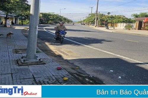 9 vụ tai nạn giao thông trong 7 tháng do đâm vào một cột đèn chiếu sáng
