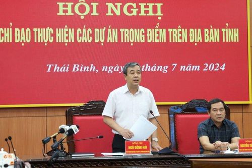 Thái Bình: Tập trung tháo gỡ khó khăn để đẩy nhanh tiến độ thực hiện các dự án trọng điểm