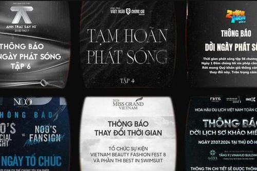 Loạt show thực tế và đêm nhạc của nhiều nghệ sĩ dời ngày tổ chức