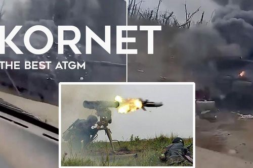 Tên lửa chống tăng Kornet trở thành ác mộng của chiến xa phương Tây tại Ukraine