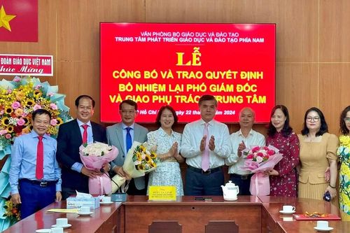 Ông Lê Thắng Lợi phụ trách Trung tâm phát triển GD&ĐT phía Nam