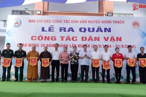Huyện Nhơn Trạch ra quân làm công tác dân vận
