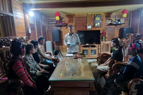 Trưởng Ban Công tác Mặt trận bản gương mẫu