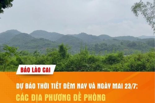 Dự báo thời tiết đêm nay và ngày mai (23/7): Các địa phương đề phòng có mưa lớn