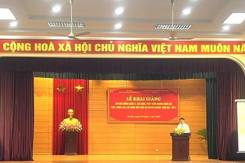 Bồi dưỡng nghiệp vụ cho 55 cán bộ nội vụ