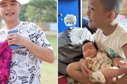 Hiệp Gà khoe khoảnh khắc đáng yêu của cháu ngoại 1 tháng tuổi