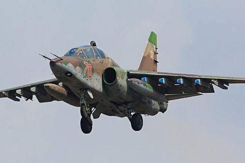 Su-25 Nga tấn công chính xác vào lực lượng vũ trang Ukraine, khu vực Vostok