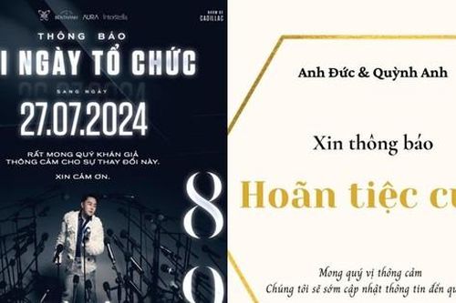 Diễn viên Anh Đức hoãn cưới, Trung Quân dời ngày tổ chức concert