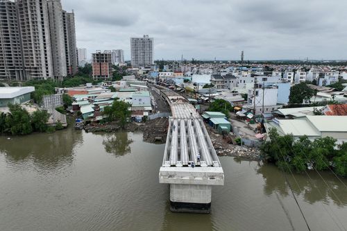 Cây cầu nối quận 7 và Nhà Bè giải cứu kẹt xe phía Nam TP.HCM