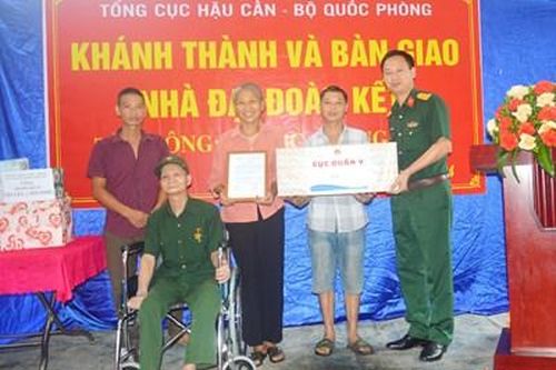Tổng cục Hậu cần khánh thành, bàn giao Nhà Đại đoàn kết, Nhà tình nghĩa tại tỉnh Thái Nguyên