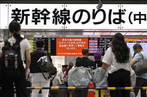 Nhật Bản khôi phục dịch vụ tàu cao tốc Tokyo-Osaka