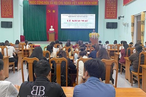 Kông Chro: 163 thí sinh tham gia vòng 2 kỳ tuyển dụng 123 viên chức