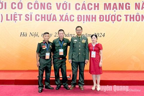Tuyên Quang có 3 người có công tiêu biểu tham dự Hội nghị tri ân người có công với cách mạng toàn quốc năm 2024