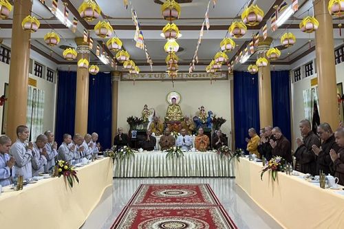 Tiền Giang: Ban Giáo dục Phật giáo tỉnh sơ kết hoạt động Phật sự 6 tháng đầu năm