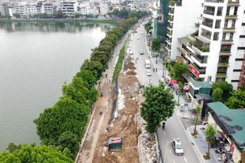 Tây Hồ (Hà Nội): Dự án cải tạo, nâng cấp tuyến đường Xuân Diệu sắp đến ngày về đích