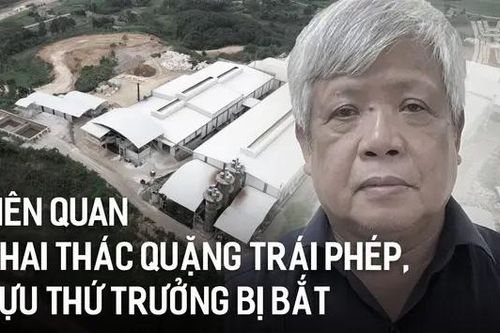 Liên quan khai thác quặng trái phép, cựu thứ trưởng bị bắt