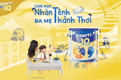Năm học mới thêm hứng khởi với sản phẩm bổ sung dưỡng chất cho trẻ SMART IQ