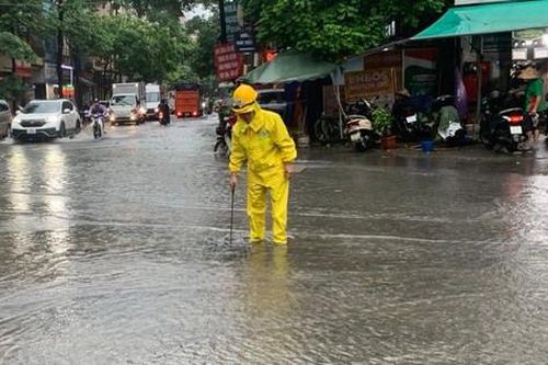 Hà Nội: Các điểm úng ngập không ùn tắc giao thông