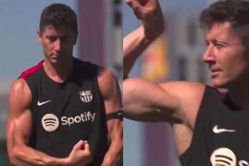 Cơ bắp của Lewandowski ở tuổi 35