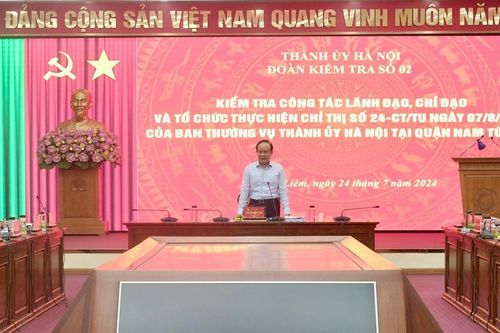 Quận Nam Từ Liêm: tập trung lãnh đạo, chỉ đạo việc khó, nhạy cảm, phức tạp