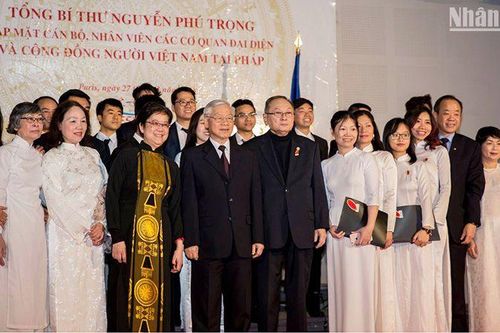 Tổng Bí thư Nguyễn Phú Trọng là tấm gương cho thế hệ trẻ tại Pháp