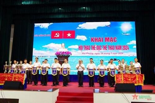 Quân chủng Hải quân: Khai mạc Hội thao thể dục thể thao năm 2024