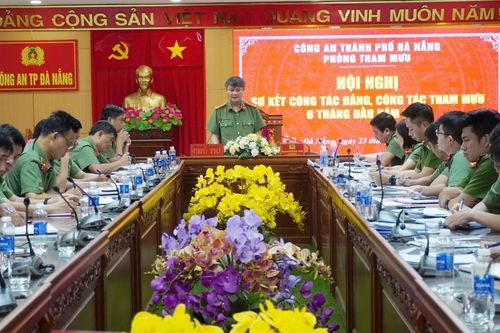 Công an các đơn vị, địa phương sơ kết, triển khai công tác