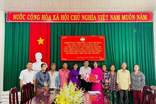 Nhiệt điện Bà Rịa: Ra quân hỗ trợ sửa chữa điện cho 27 hộ gia đình