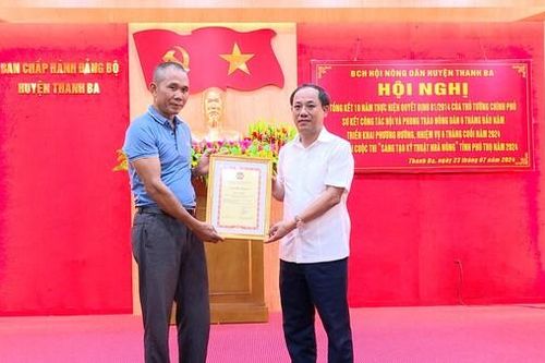 Phú Thọ: Nông dân huyện Thanh Ba đạt giải Nhất cuộc thi Sáng tạo kỹ thuật nhà nông