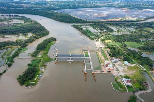 TP.HCM: Dự án chống ngập 10.000 tỷ đồng ngưng trệ vì khan hiếm vật liệu thi công